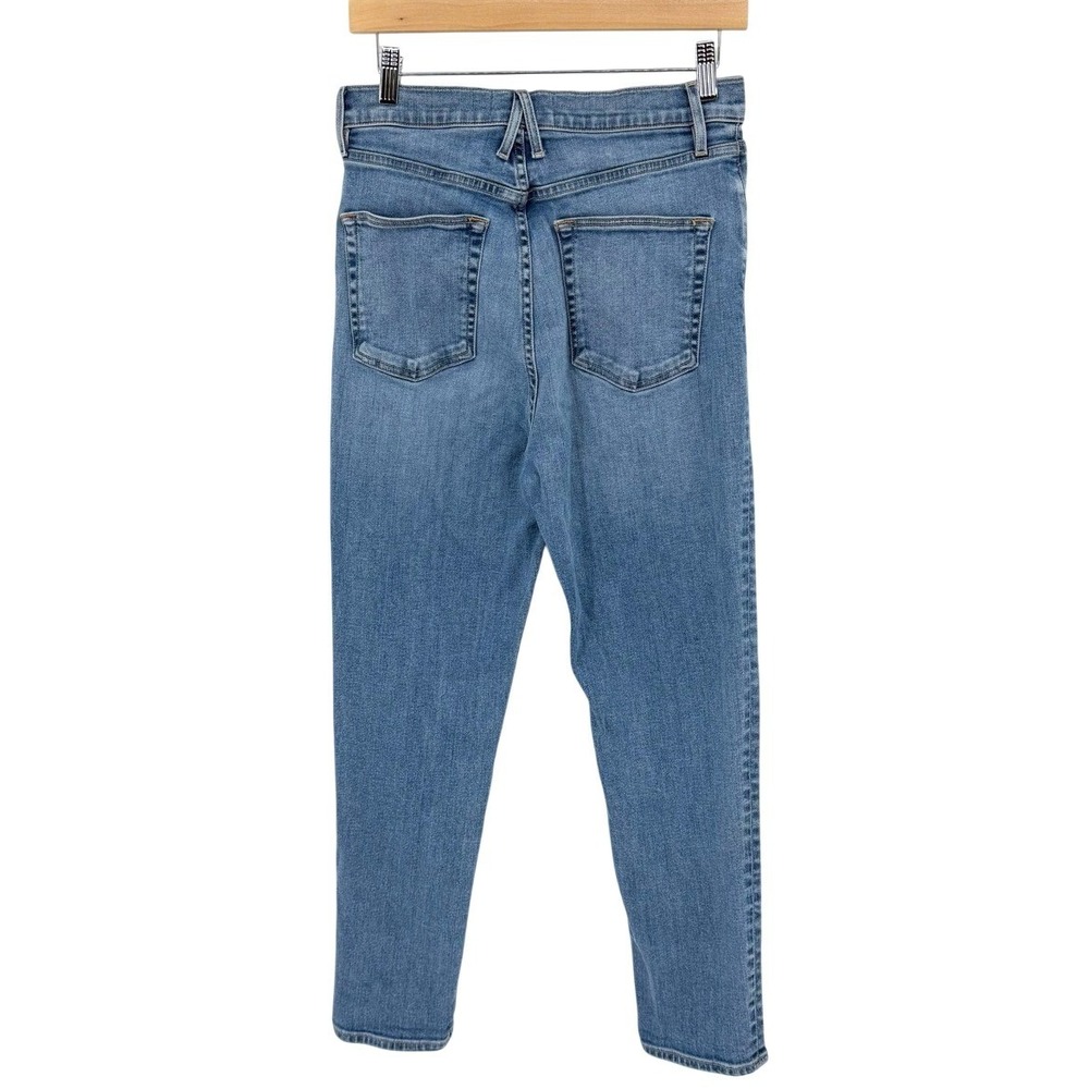 SLVRLAKE Beatnik Ankle Jeans Womens 30 High Rise Slim Leg Blue Skies City Luxury - Picture 4 of 9